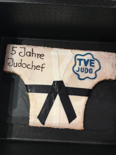 Torte in Judogiform für Heiko